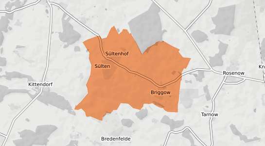 Mietspiegelkarte Briggow Briggow