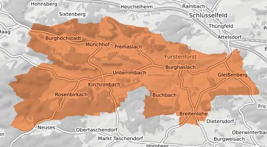 Mietspiegelkarte Burghaslach Burghaslach