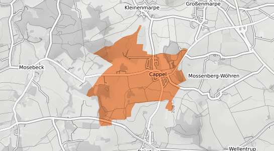 Mietspiegelkarte Cappel Cappel