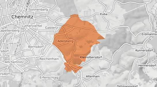 Mietspiegelkarte Chemnitz Adelsberg