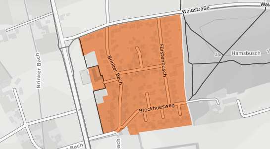 Mietspiegelkarte Coesfeld Brink