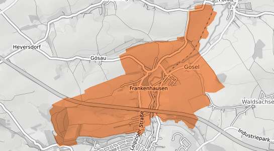 Mietspiegelkarte Crimmitschau Frankenhausen