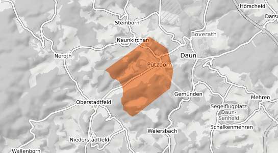 Mietspiegelkarte Daun P&uuml;tzborn