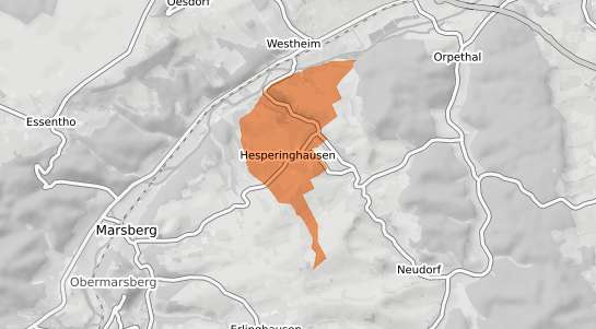 Mietspiegelkarte Diemelstadt Hesperinghausen