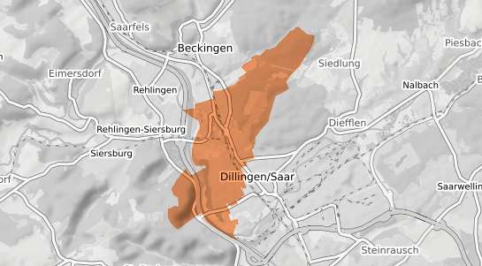 Mietspiegelkarte Dillingen Pachten