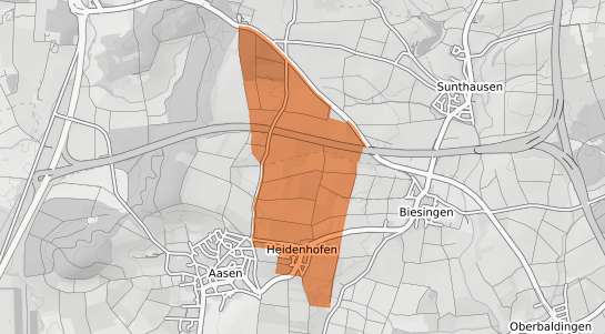 Mietspiegelkarte Donaueschingen Heidenhofen