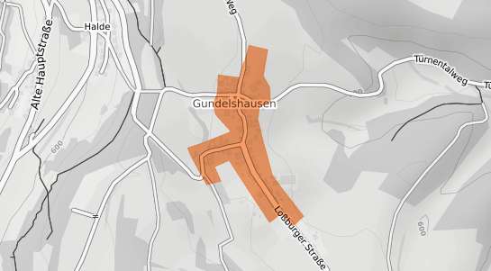 Mietspiegelkarte Dornhan Gundelshausen