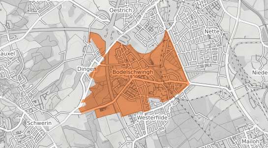 Mietspiegelkarte Dortmund Bodelschwingh