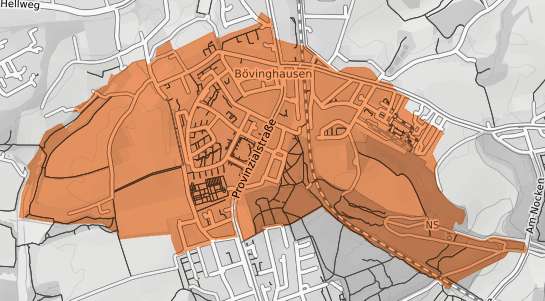 Mietspiegelkarte Dortmund Bövinghausen