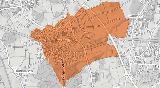 Mietspiegelkarte Dortmund Brechten