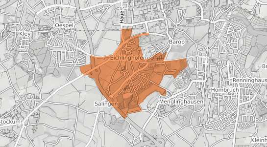 Mietspiegelkarte Dortmund Eichlinghofen