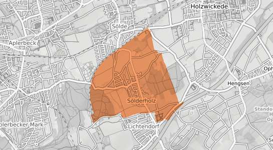 Mietspiegelkarte Dortmund Sölderholz