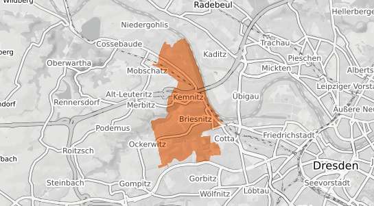Mietspiegelkarte Dresden Briesnitz