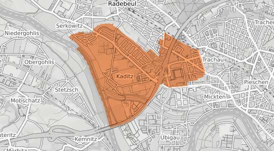 Mietspiegelkarte Dresden Kaditz