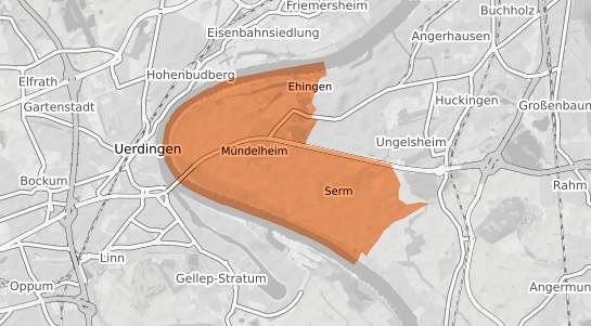 Mietspiegelkarte Duisburg Mündelheim