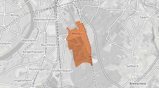 Mietspiegelkarte Duisburg Wedau