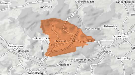 Mietspiegelkarte Eberstadt Eberstadt