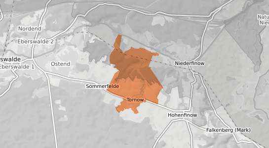 Mietspiegelkarte Eberswalde Tornow