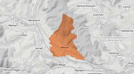 Mietspiegelkarte Edertal Wellen