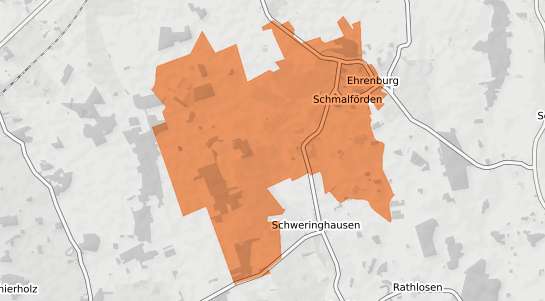 Mietspiegelkarte Ehrenburg Schmalf&ouml;rden