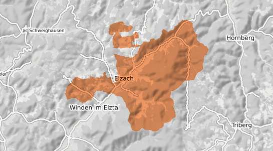 Mietspiegelkarte Elzach Elzach