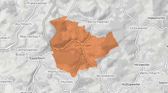 Mietspiegelkarte Eppelborn Dirmingen