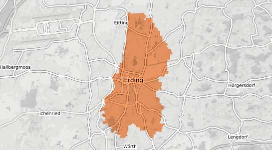 Mietspiegelkarte Erding Erding