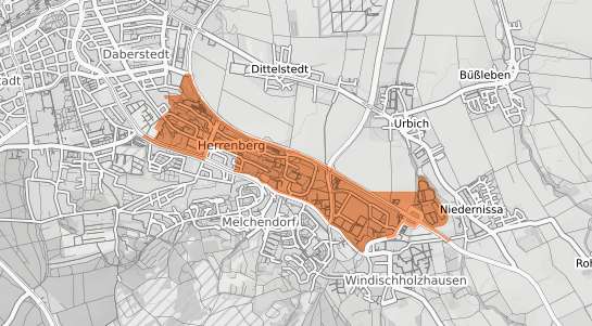 Mietspiegelkarte Erfurt Herrenberg