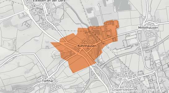 Mietspiegelkarte Erfurt K&uuml;hnhausen