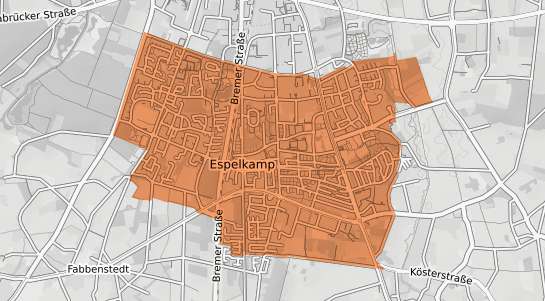 Mietspiegelkarte Espelkamp Espelkamp