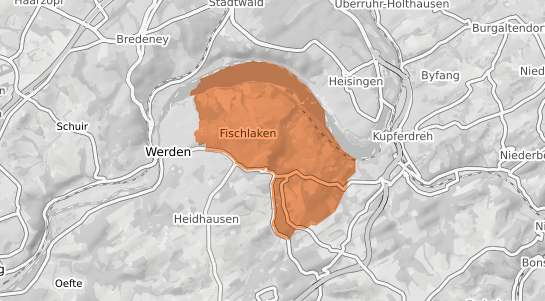 Mietspiegelkarte Essen Fischlaken