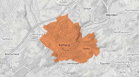 Mietspiegelkarte Essen Kettwig