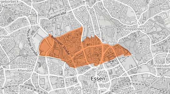 Mietspiegelkarte Essen Nordviertel