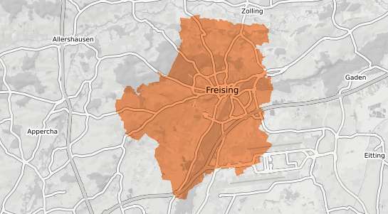 Mietspiegelkarte Freising Freising