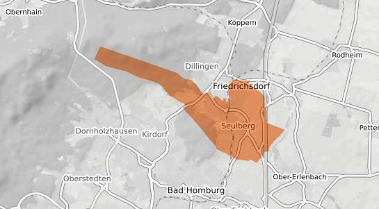 Mietspiegelkarte Friedrichsdorf Seulberg