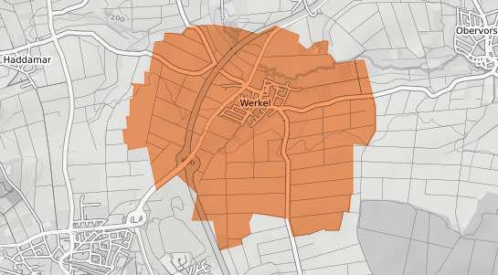 Mietspiegelkarte Fritzlar Werkel