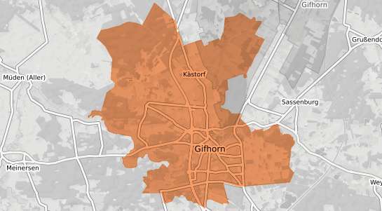Mietspiegelkarte Gifhorn Gifhorn
