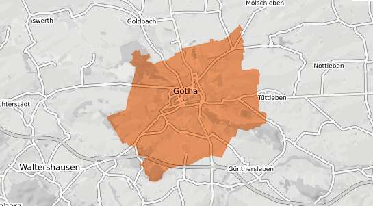 Mietspiegelkarte Gotha Gotha
