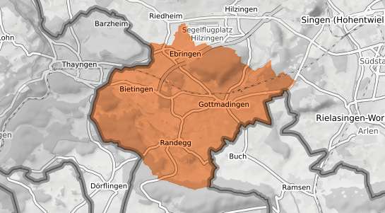 Mietspiegelkarte Gottmadingen Gottmadingen