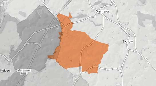 Mietspiegelkarte Gramzow Meichow