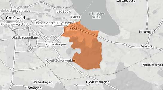 Mietspiegelkarte Greifswald Eldena