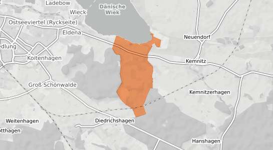 Mietspiegelkarte Greifswald Friedrichshagen