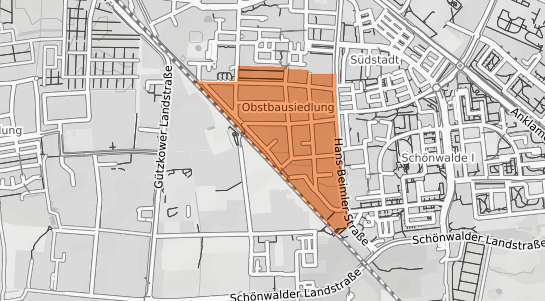 Mietspiegelkarte Greifswald Obstbausiedlung