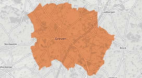 Mietspiegelkarte Greven Greven