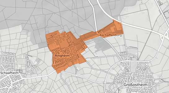 Mietspiegelkarte Gro&szlig;ostheim Ringheim