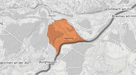 Mietspiegelkarte Haiming Haiming