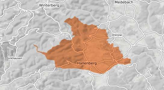 Mietspiegelkarte Hallenberg Hallenberg