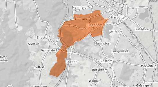 Mietspiegelkarte Hamburg Eissendorf