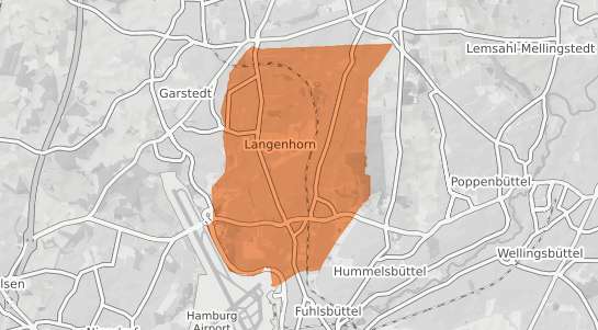 Mietspiegelkarte Hamburg Langenhorn