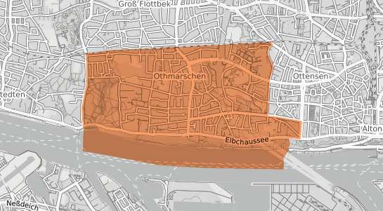 Mietspiegelkarte Hamburg Othmarschen